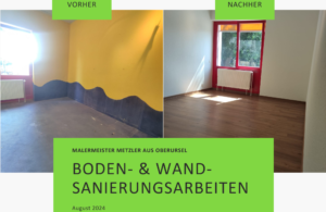 Vorher Nachher Kindergarten Oberursel-Bommersheim August 2024