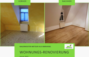 Wohnungsrenovierung - Malerbetrieb Andreas Metzler aus Oberursel